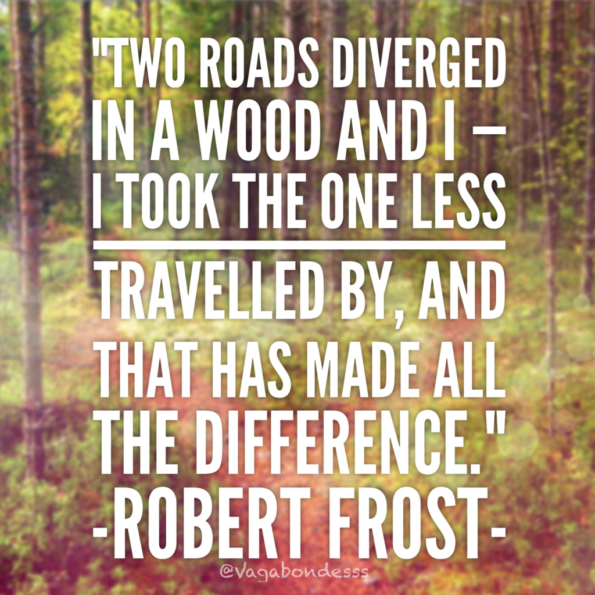 robert frost poet quote adventure