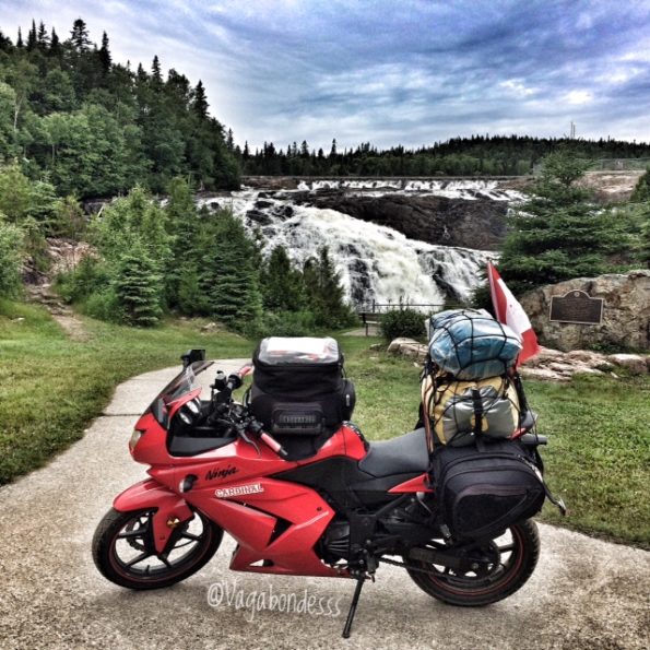 Free campsite in Wawa, ON