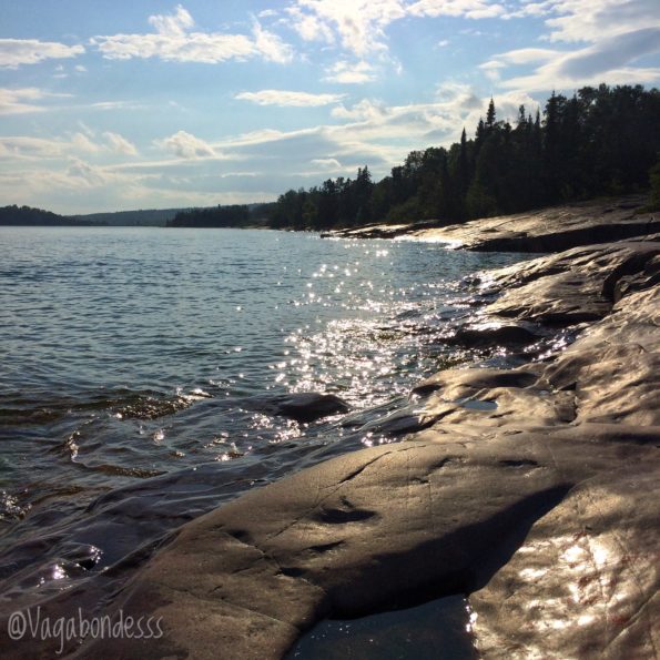 Rocks on Lake Superior