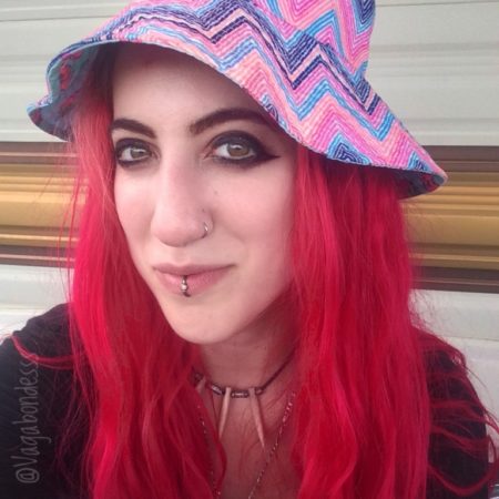 long hot pink hair